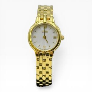 CITIZEN Eco-Drive Ladies Quartz Solar Operative Wristwatch New capacitor Battery